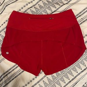 Lululemon Speed Up High Rise Shorts 2.5”